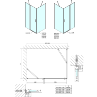 Polysan ZOOM obdélníkový sprchový kout 1000x700mm L/P varianta ZL1310ZL3270