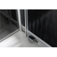 Polysan LUCIS LINE třístěnný sprchový kout 1100x800x800mm L/P varianta DL1115DL3315DL3315