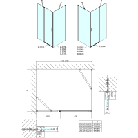 Polysan ZOOM obdélníkový sprchový kout 1500x900mm L/P varianta ZL1315ZL3290