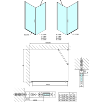 Polysan ZOOM obdélníkový sprchový kout 1000x700mm, L/P varianta ZL1210ZL3270