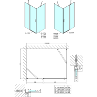 Polysan ZOOM čtvercový sprchový kout 900x900mm, L/P varianta ZL1390ZL3290
