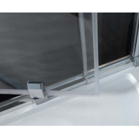 Polysan EASY třístěnný sprchový kout 900-1000x700mm, pivot dveře, L/P varianta, čiré sklo EL1715EL3115EL3115
