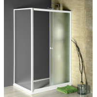 Aqualine AMADEO obdélníkový sprchový kout 1200x900 mm, L/P varianta, sklo Brick BTS120BTP90