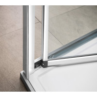 Polysan EASY čtvercový sprchový kout 800x800mm, skládací dveře, L/P varianta, čiré sklo EL1980EL3215