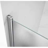 Aqualine PILOT čtvercový sprchový kout 900x900 mm, Brick sklo PT090-01