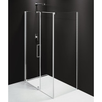 Polysan ROLLS obdélníkový sprchový kout 1500x800 mm, L/P varianta, čiré sklo RL1515RL3215