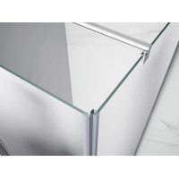 Aqualine PILOT čtvercový sprchový kout 900x900 mm, Brick sklo PT090-01