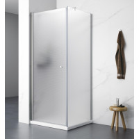 Aqualine PILOT čtvercový sprchový kout 700x700 mm, Brick sklo PT070-01