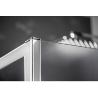 Gelco SIGMA SIMPLY čtvercový sprchový kout pivot dveře 800x800mm L/P varianta, Brick sklo GS3888GS4380