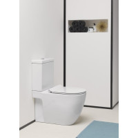 GSI PURA WC kombi, spodní/zadní odpad, bílá ExtraGlaze WCSET881711-PURA