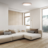 Solight LED osvětlení s dálkovým ovladačem Woody, 60W, 4200lm, 50cm, změna chromatičnosti, stmívatelné