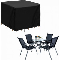 Ochranný voděodolný obal na zahradní nábytek ARENA 145x145x120 cm - černý