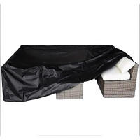 Ochranný voděodolný obal na zahradní nábytek ARENA 215x135x105 cm - černý