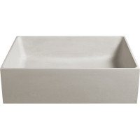 Sapho FORMIGO betonové umyvadlo na desku, 47, 5x36, 5cm, písková FG114