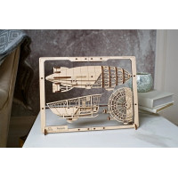 Ugears 2.5D dřevěné mechanické puzzle vzducholoď Zeppelin