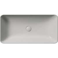 GSI NUBES keramické umyvadlo na desku 80x40cm, cenere mat 904017