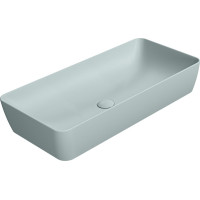 GSI NUBES keramické umyvadlo na desku 80x40cm, ghiaccio mat 904015