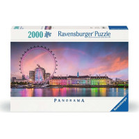 RAVENSBURGER Panoramatické puzzle Barevný Londýn 2000 dílků