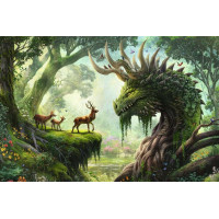 RAVENSBURGER Puzzle Lesní drak se probouzí 3000 dílků