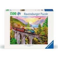 RAVENSBURGER Puzzle Podzimní jízda vlakem 1500 dílků
