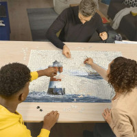 RAVENSBURGER Puzzle Romantický maják 2000 dílků