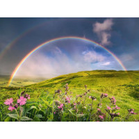 RAVENSBURGER Puzzle Úchvatná duha 1500 dílků