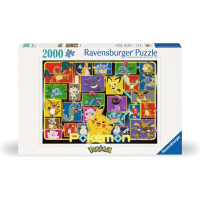 RAVENSBURGER Puzzle Zářící Pokémoni 2000 dílků