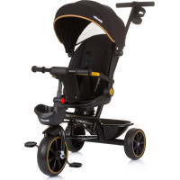 CHIPOLINO Tříkolka se stříškou Max Sport 2v1 Obsidian