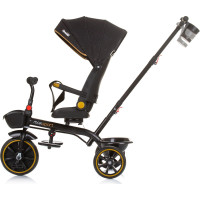 CHIPOLINO Tříkolka se stříškou Max Sport 2v1 Obsidian