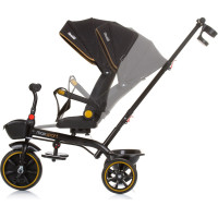 CHIPOLINO Tříkolka se stříškou Max Sport 2v1 Obsidian