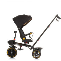 CHIPOLINO Tříkolka se stříškou Max Sport 2v1 Obsidian