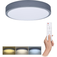 Solight LED osvětlení s dálkovým ovladačem Grey , 48W, 3360lm, 38cm, změna chromatičnosti, stmívatelné