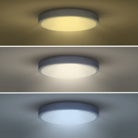 Solight LED osvětlení s dálkovým ovladačem Grey , 48W, 3360lm, 38cm, změna chromatičnosti, stmívatelné