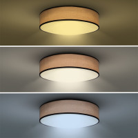 Solight LED osvětlení s dálkovým ovladačem Brownie, 48W, 3360lm, 40cm, změna chromatičnosti, stmívatelné