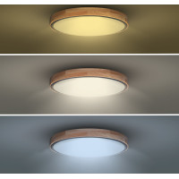 Solight LED osvětlení s dálkovým ovladačem Iron Oak, 60W, 4200lm, 51cm, změna chromatičnosti, stmívatelné