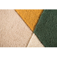 Ručně všívaný běhoun Illusion Prism Green/Multi