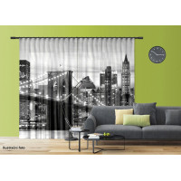 Designový závěs NOČNÍ BROOKLYNSKÝ MOST 2 280x245cm