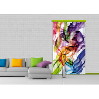 Designový závěs BAREVNÝ KOUŘ 140x245 cm