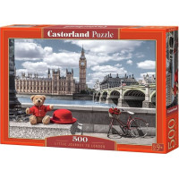 CASTORLAND Puzzle Malý cestovatel v Londýně 500 dílků