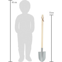 small foot Rýč špičatý šedý 1 ks
