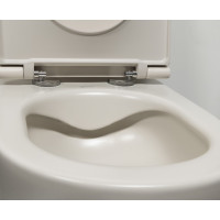 Isvea INFINITY závěsná WC mísa, Rimless, 36, 5x53cm, ivory 10NF02004-2K