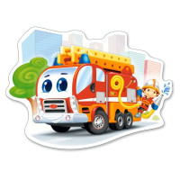 CASTORLAND Puzzle Požární stříkačka MAXI 12 dílků