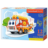 CASTORLAND Puzzle Požární stříkačka MAXI 12 dílků