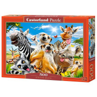 CASTORLAND Puzzle Africké selfie 500 dílků