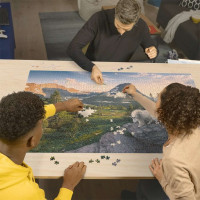 RAVENSBURGER Puzzle Alpská koza s mládětem 3000 dílků