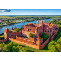CASTORLAND Puzzle Hrad Malbork, Polsko 500 dílků
