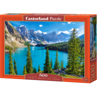 CASTORLAND Puzzle Jaro u jezera Moraine, Kanada 500 dílků
