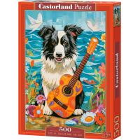 CASTORLAND Puzzle Kolie, kytara a moře 500 dílků