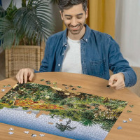 RAVENSBURGER Puzzle Kouzelné zahrady: Botanická zahrada, Madeira 1000 dílků