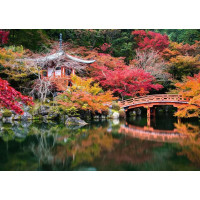 RAVENSBURGER Puzzle Kouzelné zahrady: Daigodži, Kjóto, Japonsko 1000 dílků